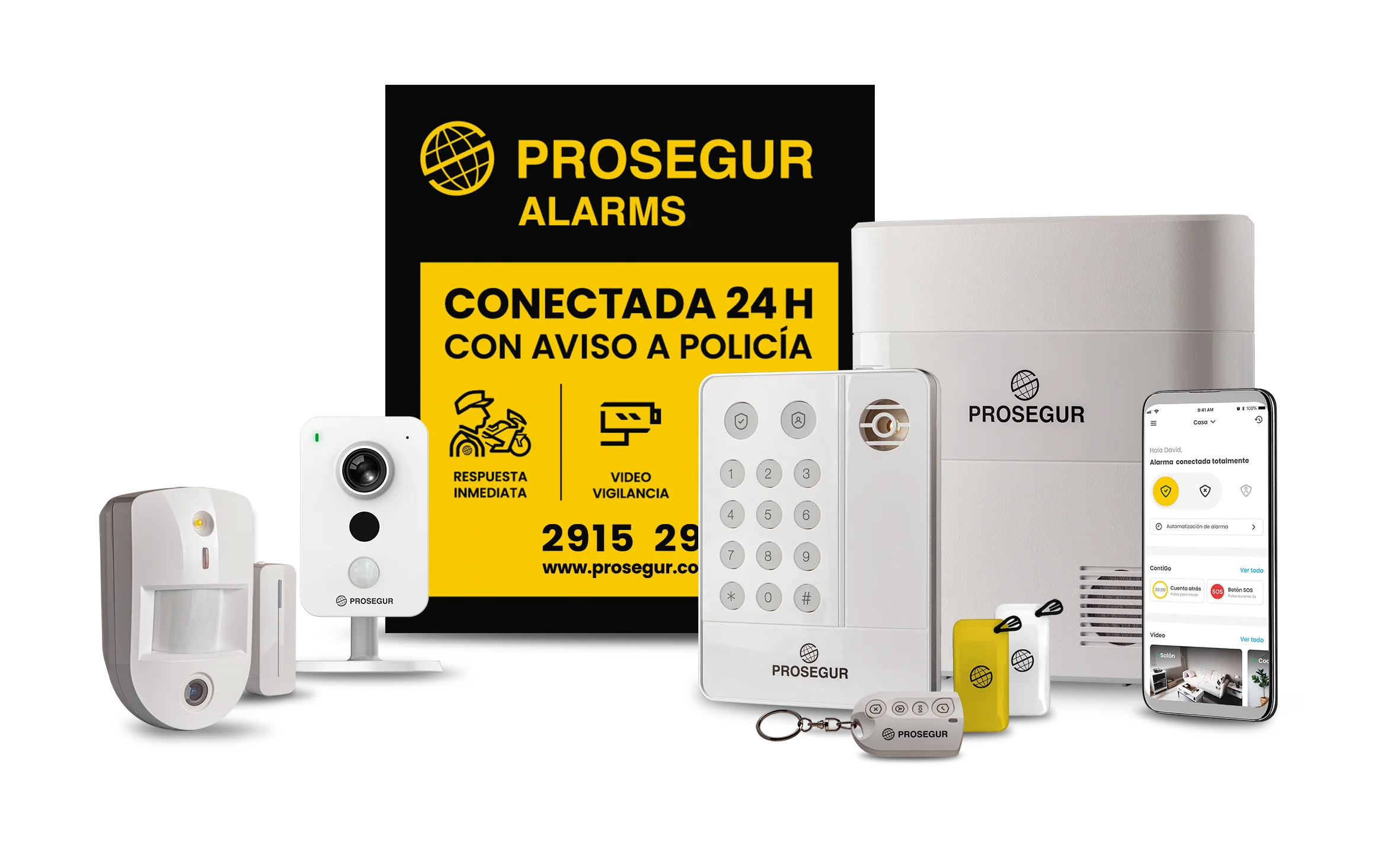 Kit alarmas Prosegur Uruguay
